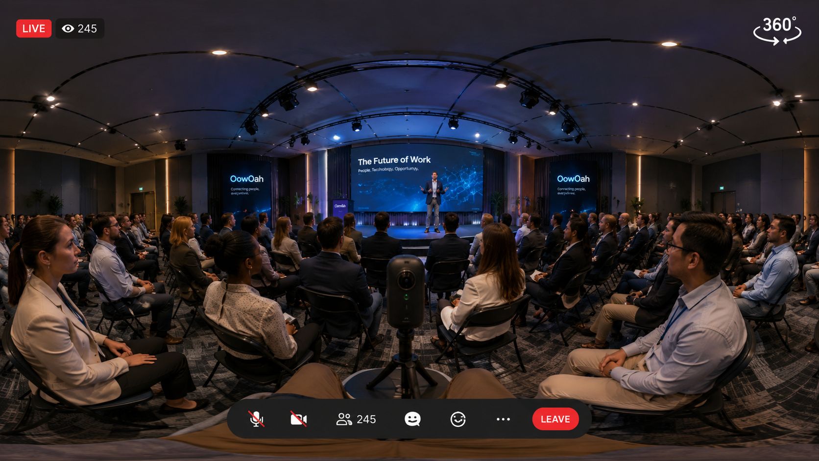 Immersive OowOah Live VR seminar experience